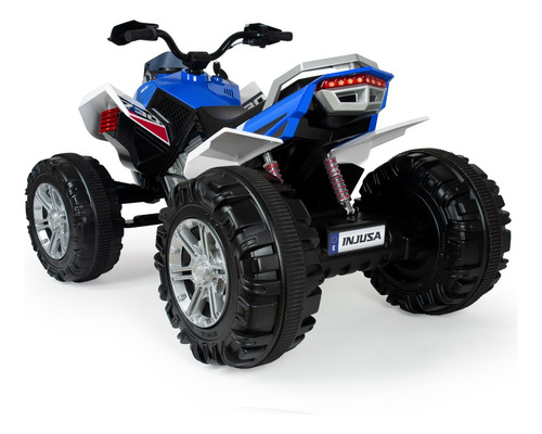 Moto Eléctrica Montable Infantil Quad Range Blue 12v Injusa Color Azul