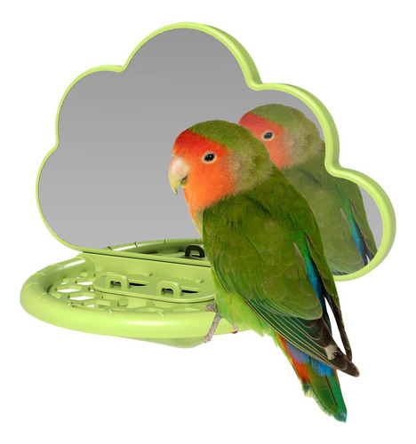 Espejo Para Cacatúas Para Jaula Espejo Para Pájaros Con Perc