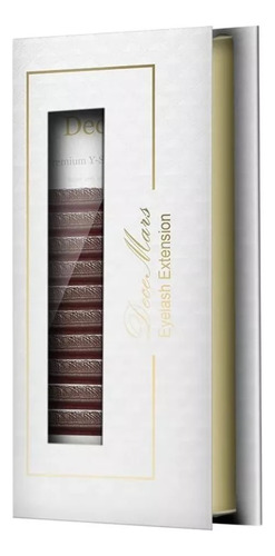 Cílios Y Decemars Volume Brasileiro Yy 0.07mm Curv C Marrom