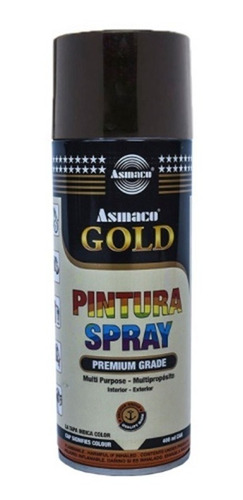 Pintura Aerosol Gold Negra 400 Ml/380 Grs