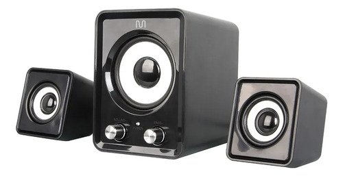 Caixa De Som 2.1 Subwoofer 14w P2  Pc E Notebook Multi