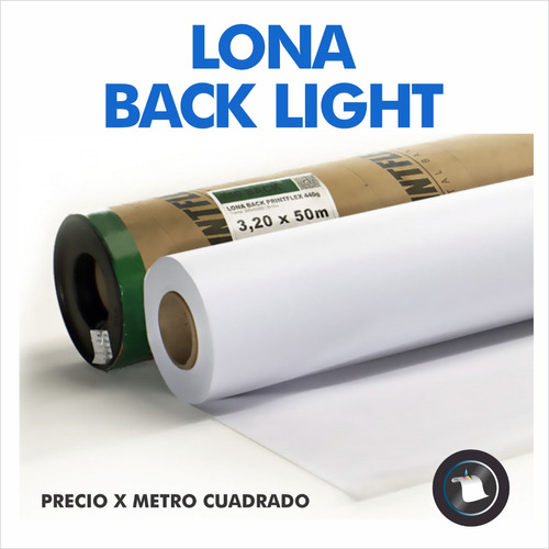 Lona Back Light Impresa Ecosolv. 1440 Dpi X Mts2 Cartel Lum.