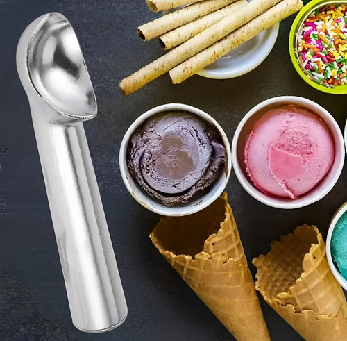 5 Pack De Cuchara Para Helado Acero Inoxidable Antiadherente