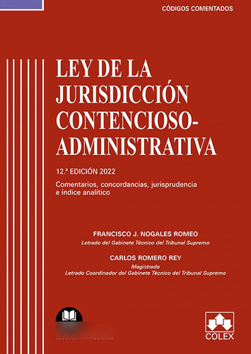 Ley De La Jurisdicción Contencioso-administrativa - Código