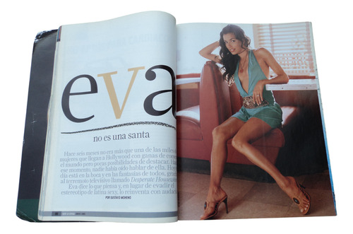 Revista Life Y Style Eva Longoria. Ferran Adrià. Kevin Bacon (Usado)