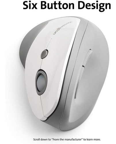 Mouse Inalámbrico Kensington Pro Fit Ergo, Usb, Ergonómico