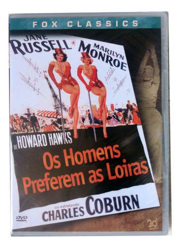 Dvd Os Homens Preferem As Loiras / Marilyn Monroe Lacrado