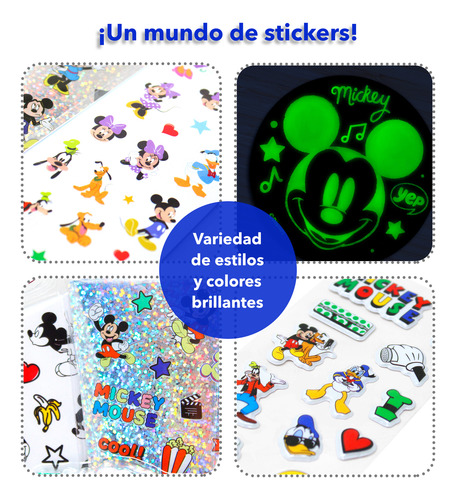Libro Para Colorear Con 1001 Stickers Mickey
