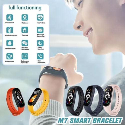 Reloj Pulsera Inteligente M7 Smart Band Bluetooth Deportivo Negro