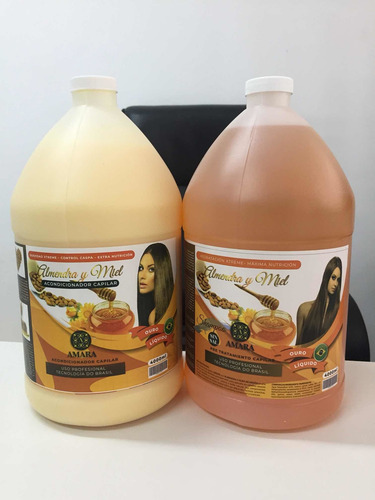 Shampoo Y Acondicionador De Almendra Sin Sal En Galon