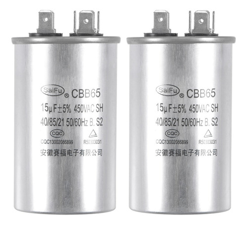 Condensador Cbb65 15uf 15mfd 450v Ac