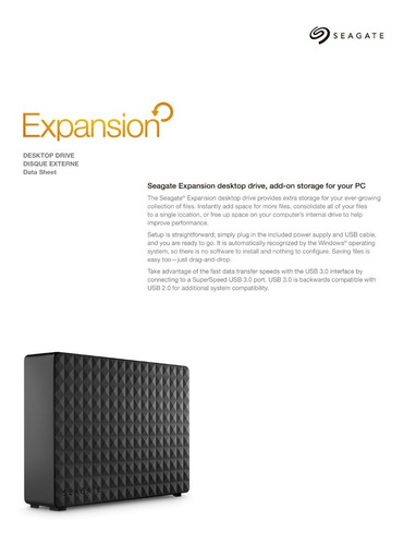 Seagate Expansion 4tb Steb4000100 Disco Duro Escritorio