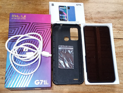 Vendo Celular Blu G71l Impecable Con Funda Y Vidrio Protecto