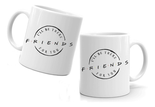 Par Tazon/taza /mug Friends Logo Clásico