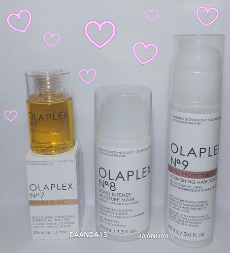 Olaplex Paso #7 #8 Y #9 Originales