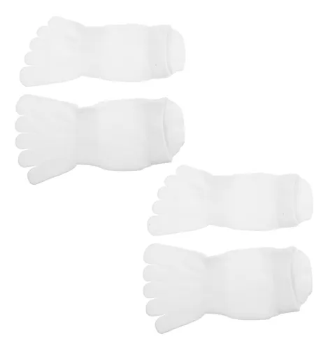 2 Pares De Calcetines De Algodón Con Punta De Cinco Dedos, C