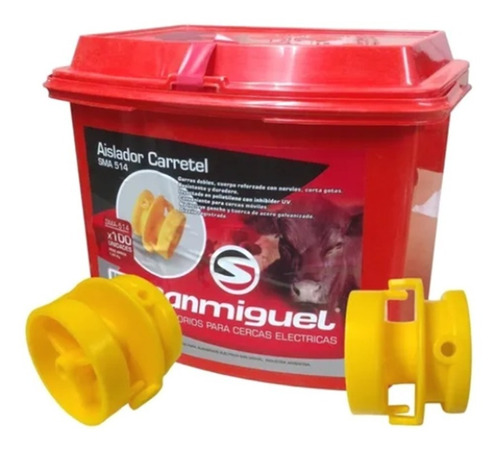 Aislador Carretel X 100u San Miguel Boyero Aisladores