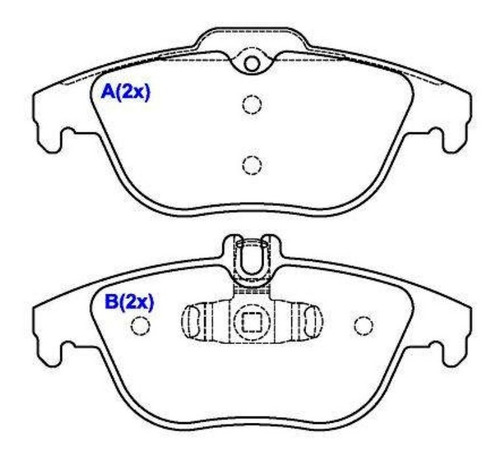 Imagem 6 de 6 de Pastilha Tras C180/200/220/280/320/glk 280/320 --