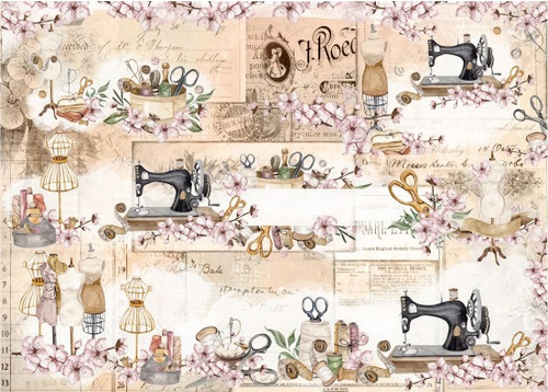 La Tiendita Lamina De Seda Decoupage Shabby Chi Costura1