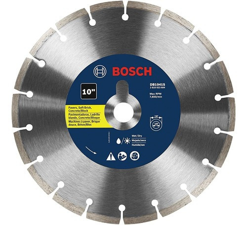 Disco De Corte Bosch Db1041s, 10 , Diamante, 5/8 