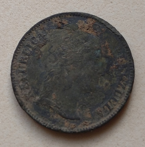 Imagen 2 de 2 de Centavo Monaguero 1862 (ubicado En Caracas)