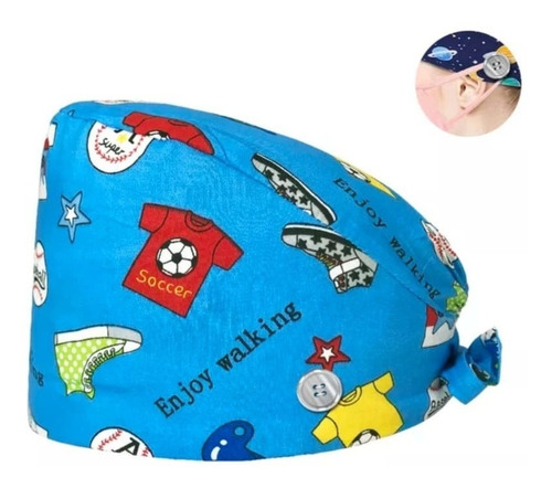 Imagen 5 de 9 de Gorro Quirúrgico Antifluido Nutricionista Obstetra Cirujano