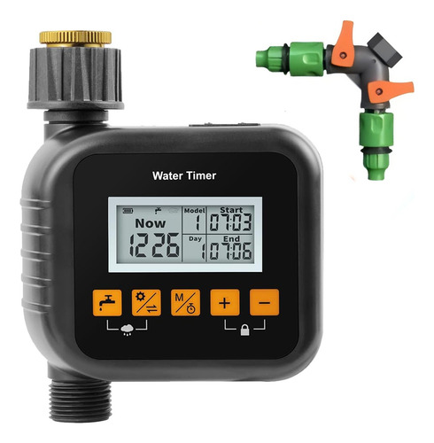 Programador Riego Automatico Timer Digital Con Sensor Lluvia