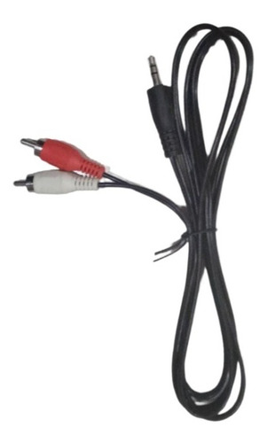 Lote 5 Cables De Audio Auxiliar Plug 3.5 A Rca Ma 1.5m Larg 