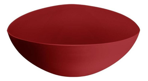 Saladeira Triangular Essential 25 X 25 X 9,2 Cm 2,5 L Cor Vermelho Bold Coza