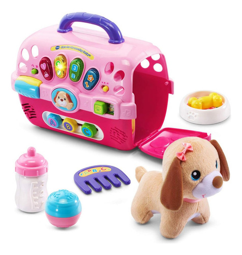 Vtech Care For Me Porta Mascotas, Música, Frases Y Luces. Color Rosa