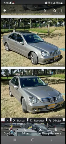 Exelente Mercede C 180 Modelo 2007 Con 80 Mil Klm Originales