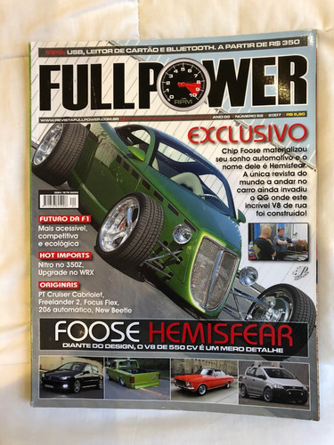 Revista Fullpower Nº 62 - Hemisfear 350z 206 Wrx Ranger