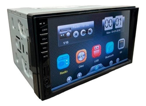 Auto Estereo C/pantalla Touch Usb Sd Auxiliar Y Mirrorlink