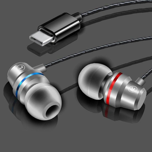 Auriculares De Control De Volumen Usb C Con Cable