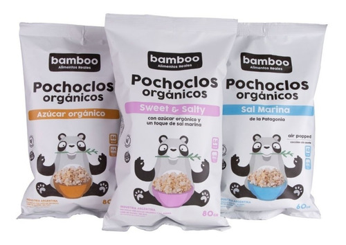 Imagen 3 de 9 de Pochoclos Bamboo Azucar Orgánicos X 80 Gr Caba Y Gba