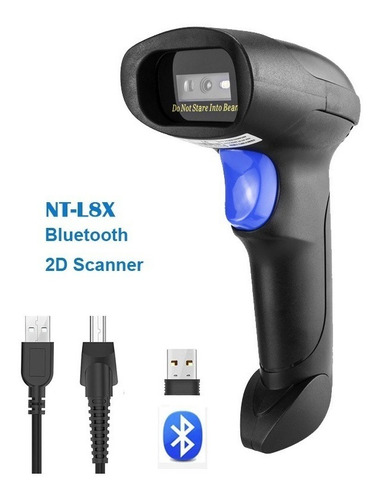 Lector Bluetooth De Códigos Barra, Qr, Pdf417 Netum L8bl 2d
