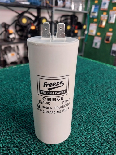 Imagen 1 de 2 de Capacitor De Marcha Ó Trabajo Para Compresor De Aire, 120mfd
