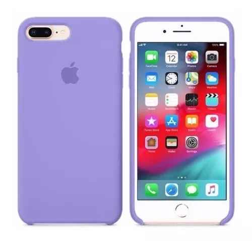 Carcasa Funda Estuche Silicona iPhone Plus Violeta