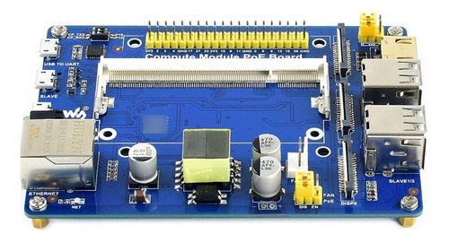 Compute Module Io Board Placa Desarrollo Funcion Poe Para Pi