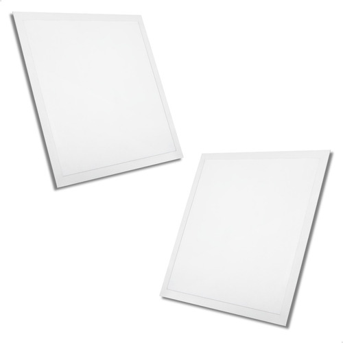 Kit 2 Painel 60w Led Embutir Modular 100x100 Avant 6500k Estrutura Branco Frio - 6500k 110v/220v