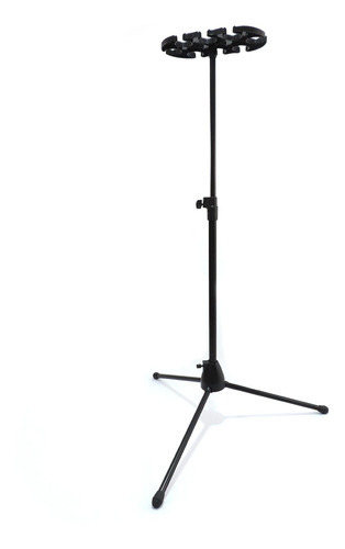 Pedestal Suporte Descanso Saty 8 Microfones Com Ou Sem Fio