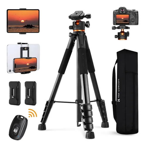 K&f Concept 75 Camera Trípode, Trípodes Dslr De Viaje Al Con