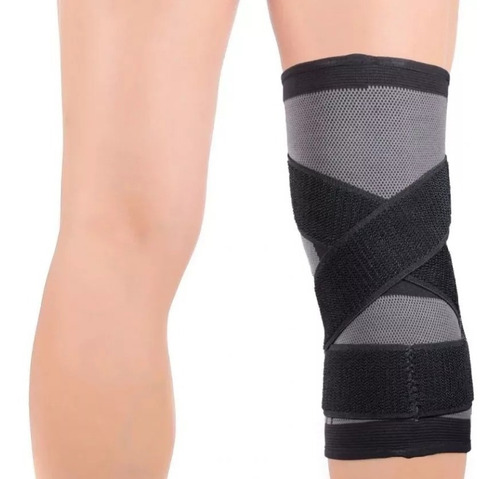 Joelheira De Compressão Esportiva Proteção Ajustável Fitness