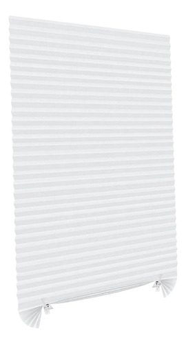Persianas Plisadas Temporales Ligeras Para Blanco 60x180cm