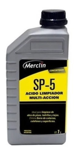 Merclin Sp-5 Limpiador Acido Multiuso  1 Litro