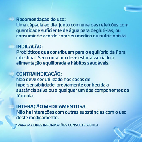 Bifilac 250mg Mantecorp Farmasa 30 Cápsulas Sem Sabor Sem Sabor