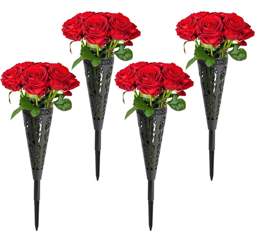 - Paquete De 4 Conos Florales Conmemorativos De 13 PuLG...