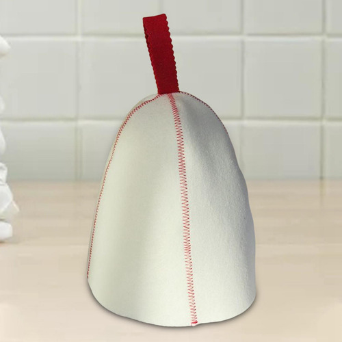 Sombrero De Sauna Accesorios Rojo 23cmx35cm Rojo 23cmx35cm