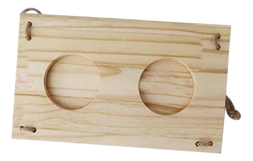 Estante De Madera Para Conejos, Dispensador De Heno Para