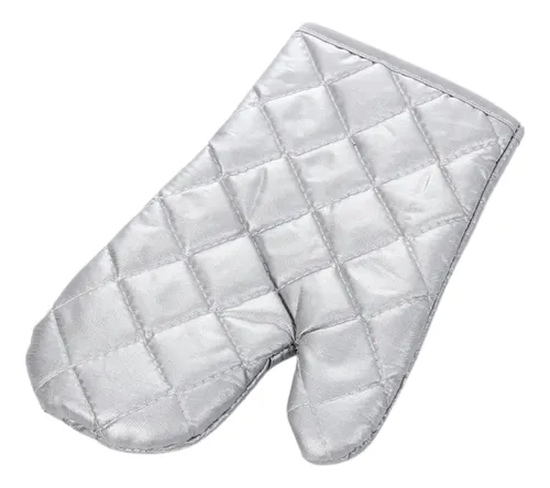 comprar Luva De Forno Térmica Pu002F Cozinha Assado Churrasco Resistente Cor Prateado